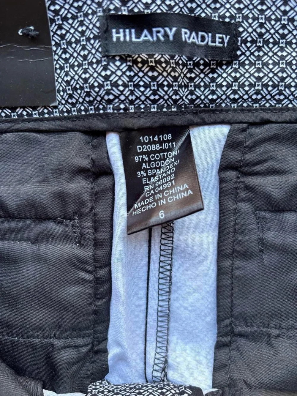 ✨ Hilary Radley black pants size 6✨